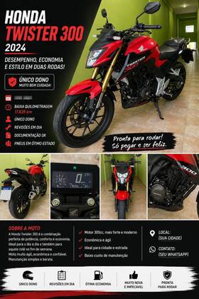 HONDA CB 300F TWISTER CBS HONDA CB 300F TWISTER CBS